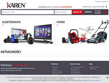 Tablet Screenshot of karen.pl